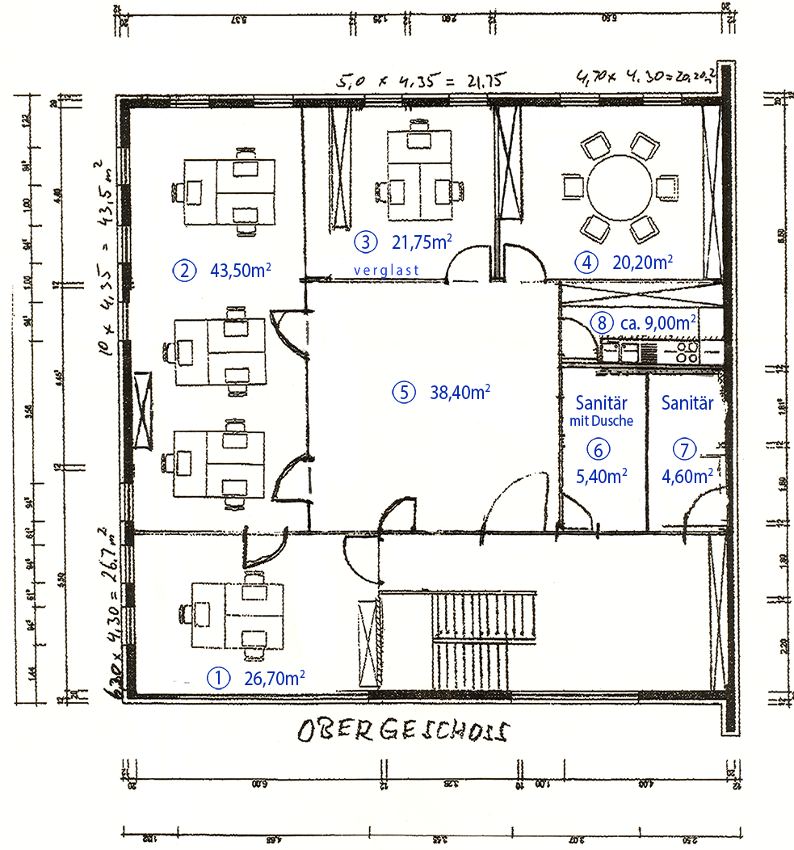 Skizze 1.OG Frankenstr9